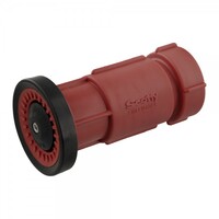 4038-LF | 190 L/min High-Flow, Adjustable Fog/Straight Stream Nozzle with 38 mm Inlet (Twist Shut-Off)